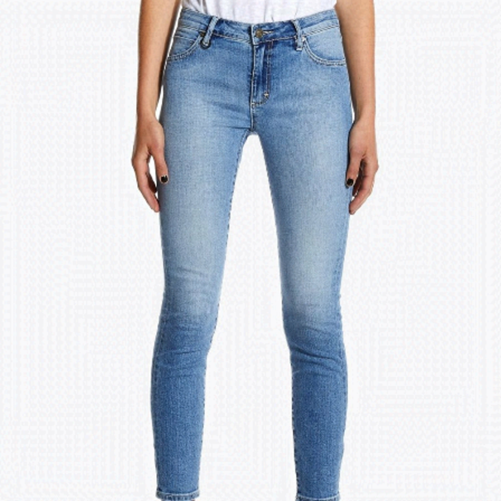 neuw Razor Low Rise Skinny Jeans in Frankie Blue Size 30